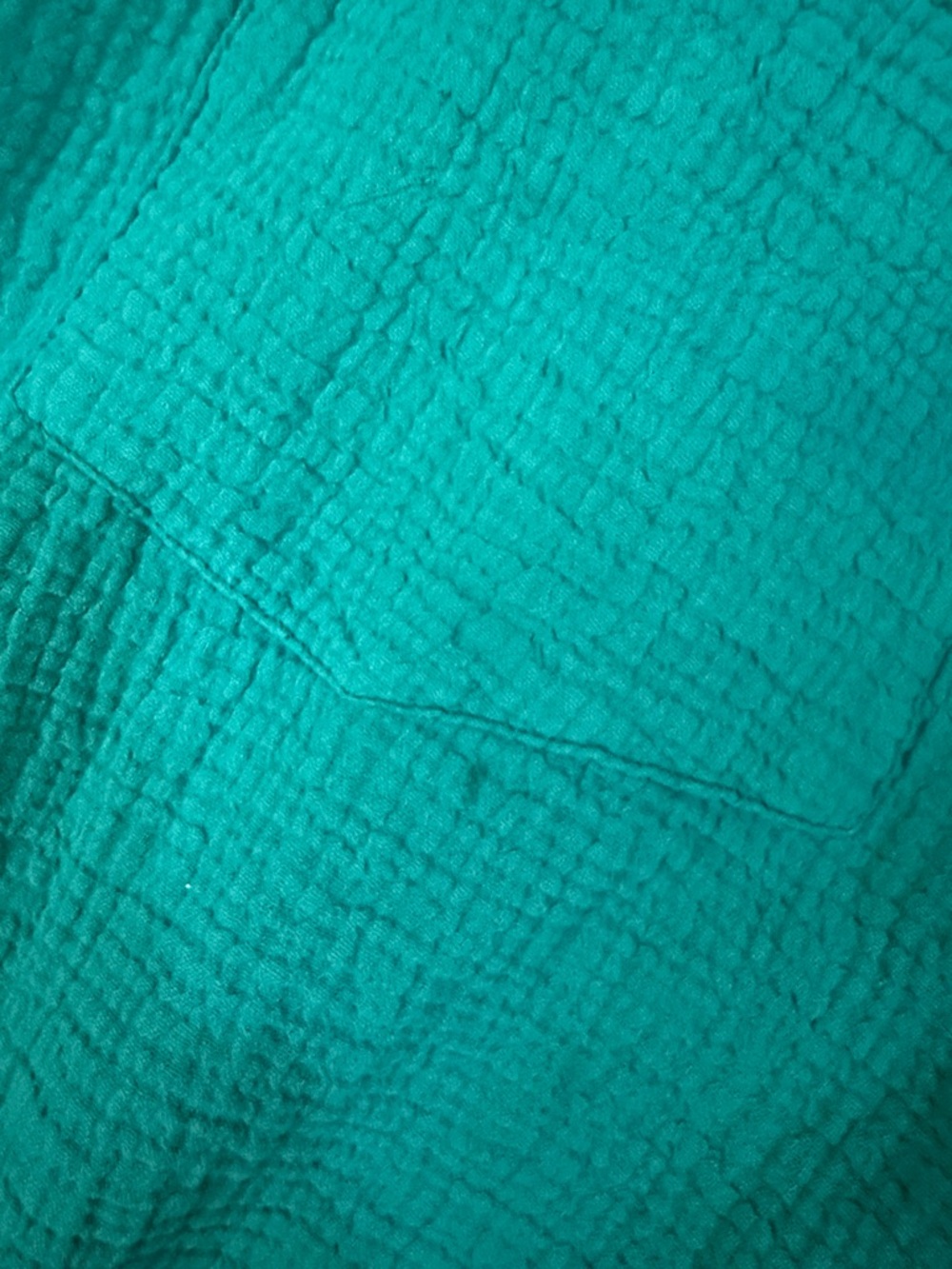 We The Free Teal Button-Up Gauze Shirt - Picture 15 of 16
